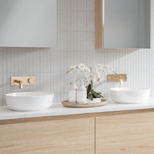 Gem 305mm White Gloss Round Ceramic Above Counter Basin
